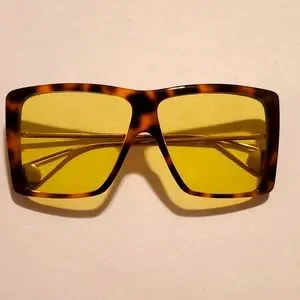 Gucci | Accessories | Gucci Havana Browngold And Yellow  display picture 1